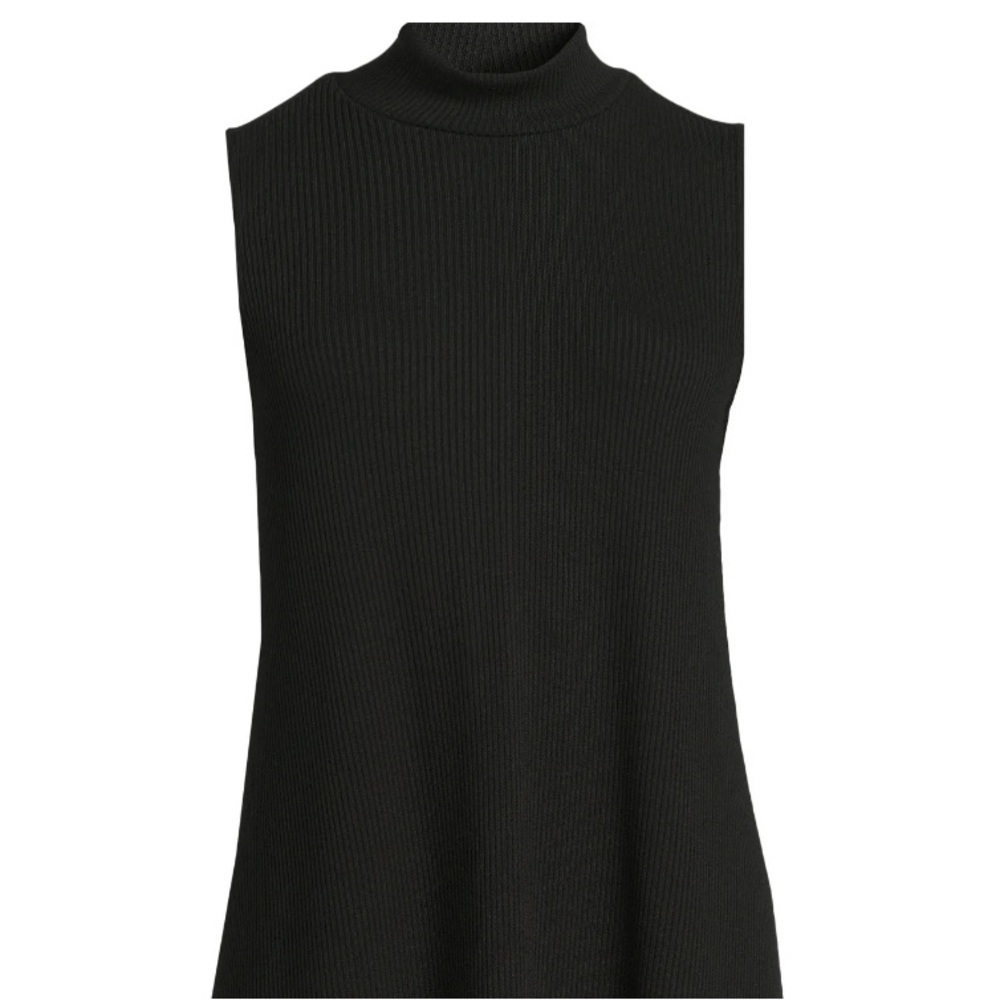 Time and Tru Women’s Knit Swing Dress with Mock Neck